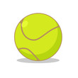 © maryvalery - Tennis ball isolated. Sports accessories for tennis. Scope for s