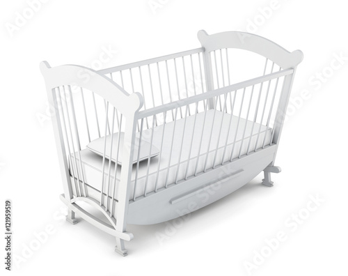 buy white cot