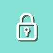 © lovemask - Lock - vector icon.