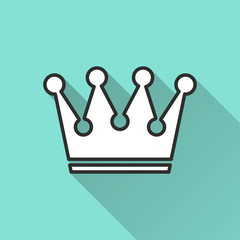 Wall Mural - Crown - vector icon.