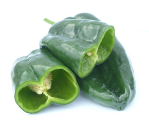 Canvas Print - poblano pepper