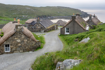 Blackhouse village on Lewis