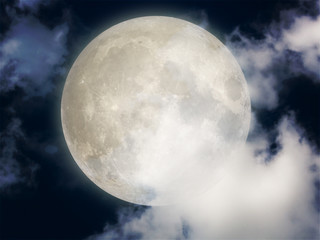 moon halloween background