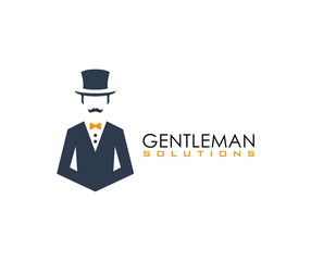 Canvas Print - Gentleman logo