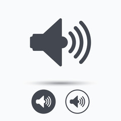 Fototapete - Sound icon. Music dynamic sign.