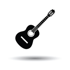 Wall Mural - Acoustic guitar icon