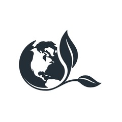 Wall Mural - Earth logo design