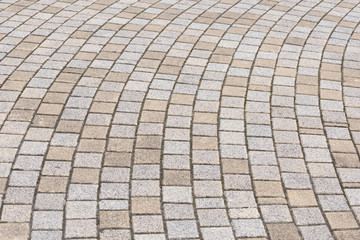 Wall Mural - stone block paving