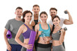 © Africa Studio - Group of sportive people on white background