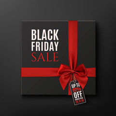 Wall Mural - Black Friday Sale conceptual background.