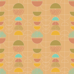 Poster - Retro style pattern.