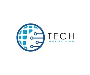 Wall Mural - Tech logo