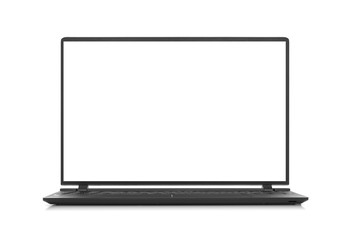 Laptop isolated on white.