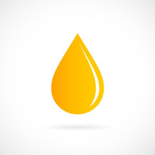 Yellow Drop Icon