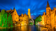 Bruges, Belgium - Canal City like Venice Italy - Beautiful Long Exposure