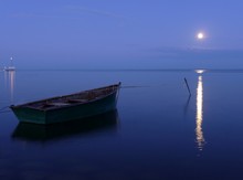Boat By The Moonlight
