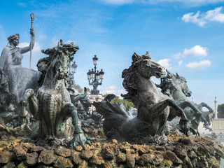 Poster - Monument to the Girondins in Place des Quincones Bordeaux