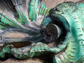 Canvas Print - Detail from the Monument to the Girondins in Place des Quincones