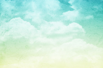  artistic cloud and sky with gradient color and grunge texture
