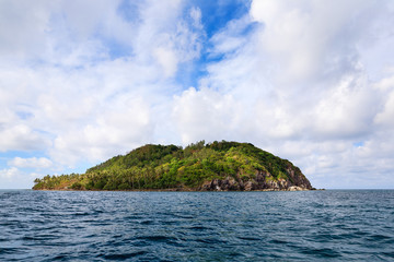 Nom Island, Nam Du islands, Kien Giang province, Vietnam. Nam Du islands located 90 km west of Rach Gia city in Kien Giang. Nam Du islands has become an attractive destination for tourists.