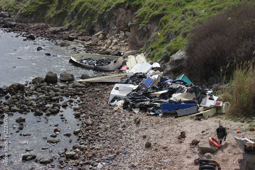 Fotografia  Spuren der Flucht