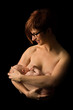 Breastfeeding in shadows