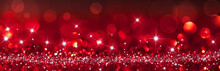 Twinkled Red Background - Christmas