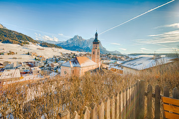 winter Alpine landscape