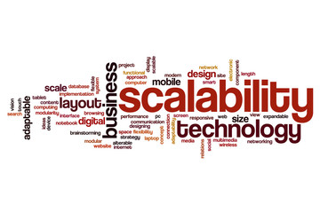 Sticker - Scalability word cloud