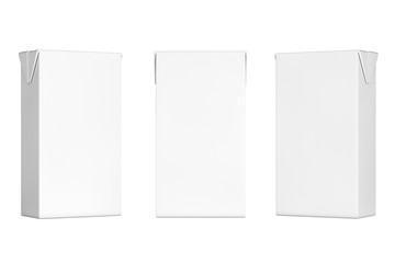 Poster - Blank Milk or Juice Carton Boxes. 3d Rendering
