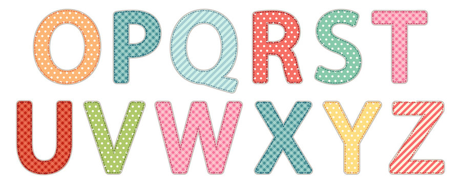 Cute vintage shabby chic style letters for your decoration
