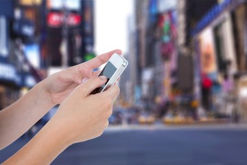Poster - hand holding smartphone
