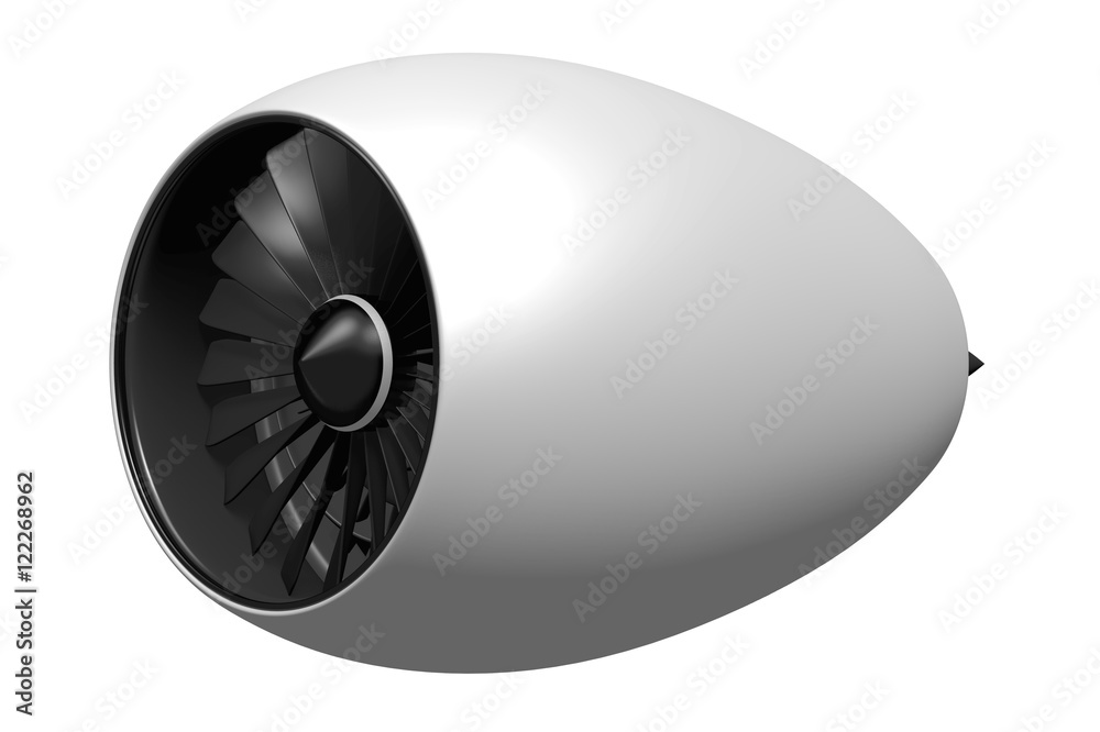 3D jet engine - front view/ side view Stock Illustration | Adobe Stock