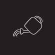 © Visual Generation - Watering can sketch icon.