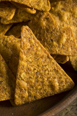 Wall Mural - Homemade Pumpkin Tortilla Chips