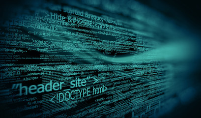 code, html web programming background