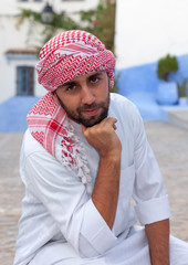 Wall Mural - young arabic man