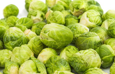 Poster - a pile of Brussels sprouts