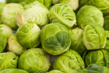 Poster - a pile of Brussels sprouts