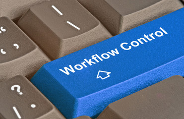 Canvas Print - key for Workflow control