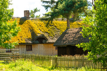 Wall Mural - polish ethno- village