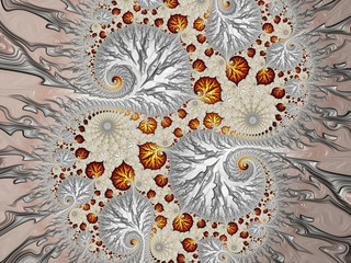 Wall Mural - abstract fractal background