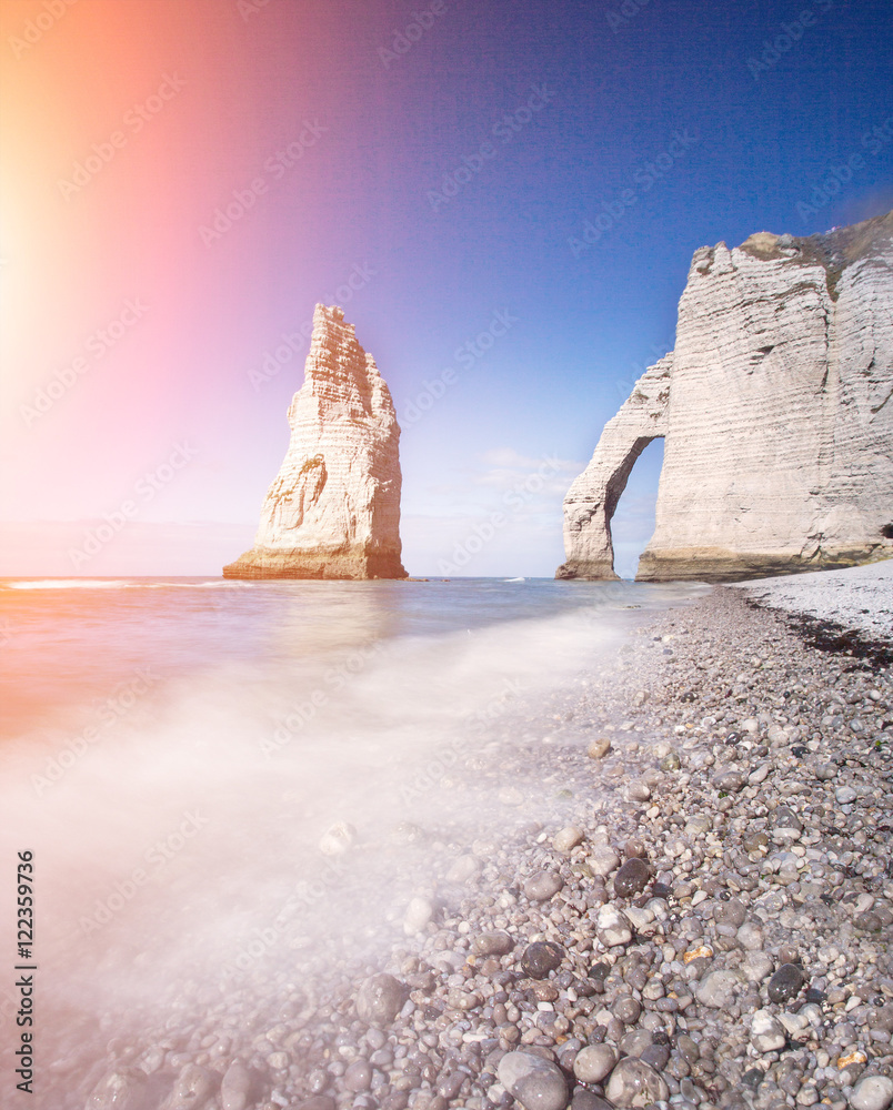 Etretat cliffs in Normandy, France Stock Photo | Adobe Stock