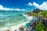 The most beautiful beach of Seychelles - Anse Source D'Argent