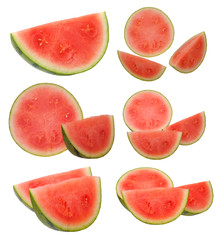 Sticker - chopped watermelon