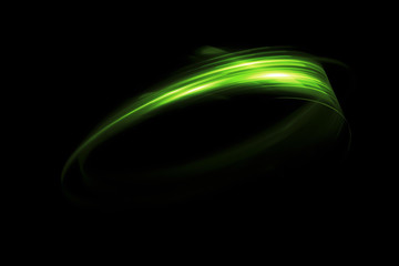 Wall Mural - glow swirl light effect. circular lens flare. abstract rotational lines. power energy element. space