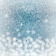 weiße Sterne auf blauem Hintergrund - Winter Design
