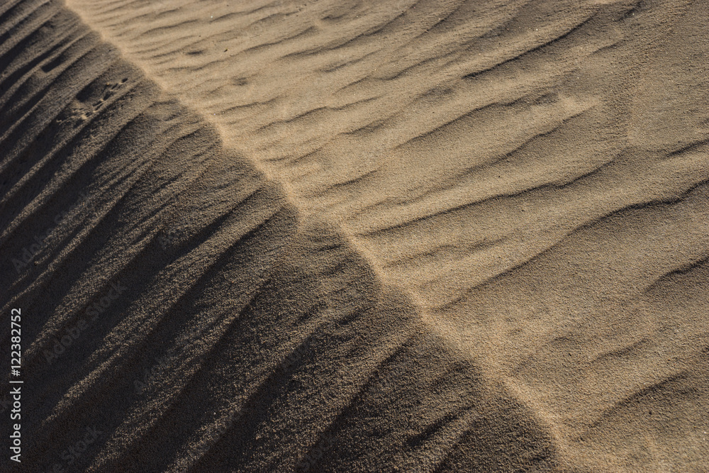 Ridge of Sand Grains Stock Photo | Adobe Stock