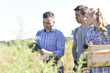 © goodluz - Young people with instructor in agricultural field