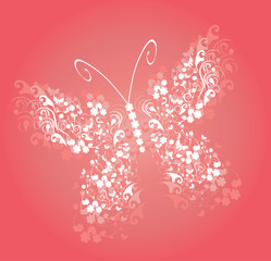 Poster - Vintage Butterfly Vector